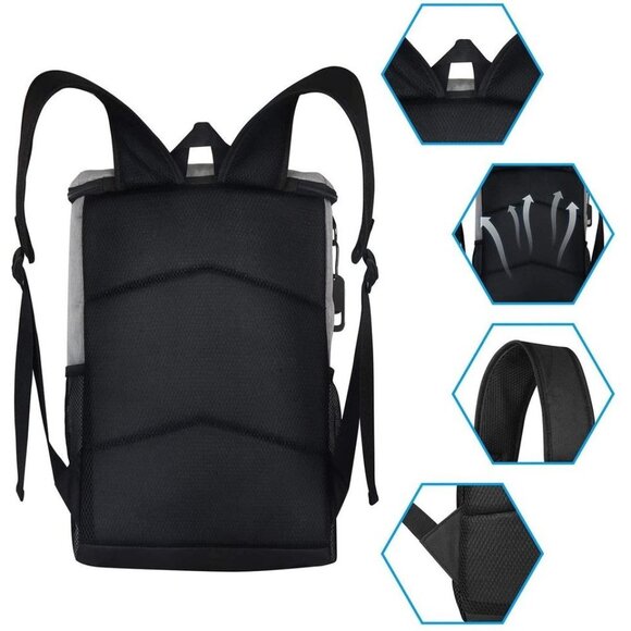 SEEHONOR Insulated Cooler Backpack Leakproof Soft - Picture 6 of 7